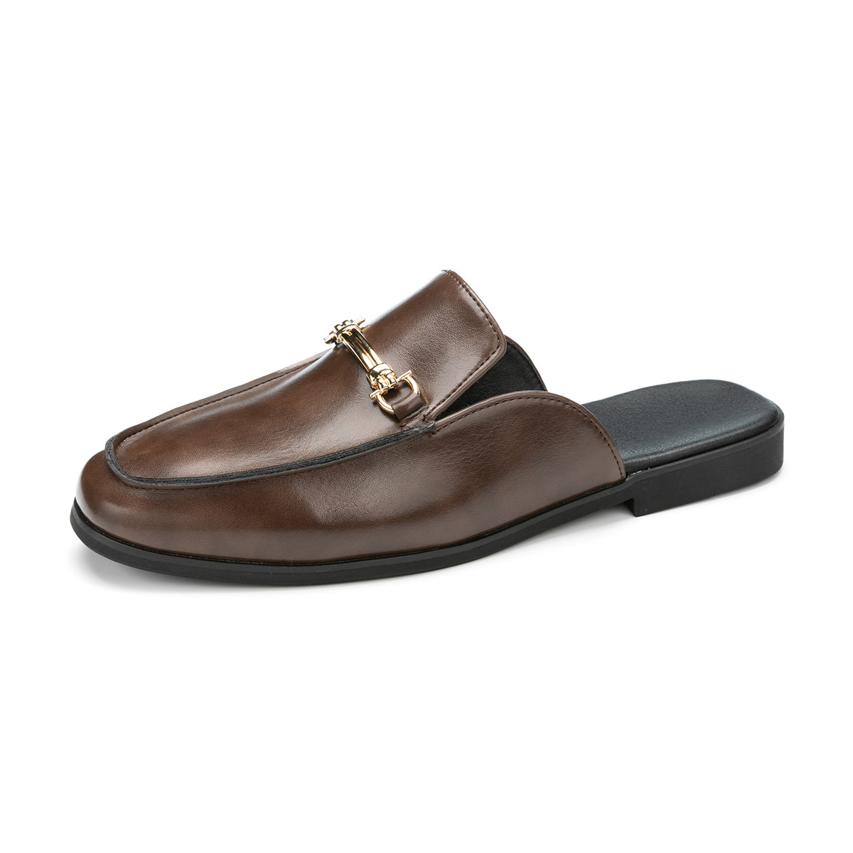 Men's Closed-toe Half Slippers Simple Sandals photo 2