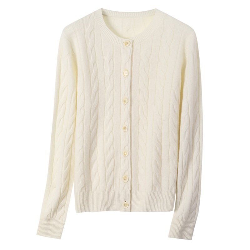 Women's Elegant Long-sleeve Top Made Of Pure Wool photo 7