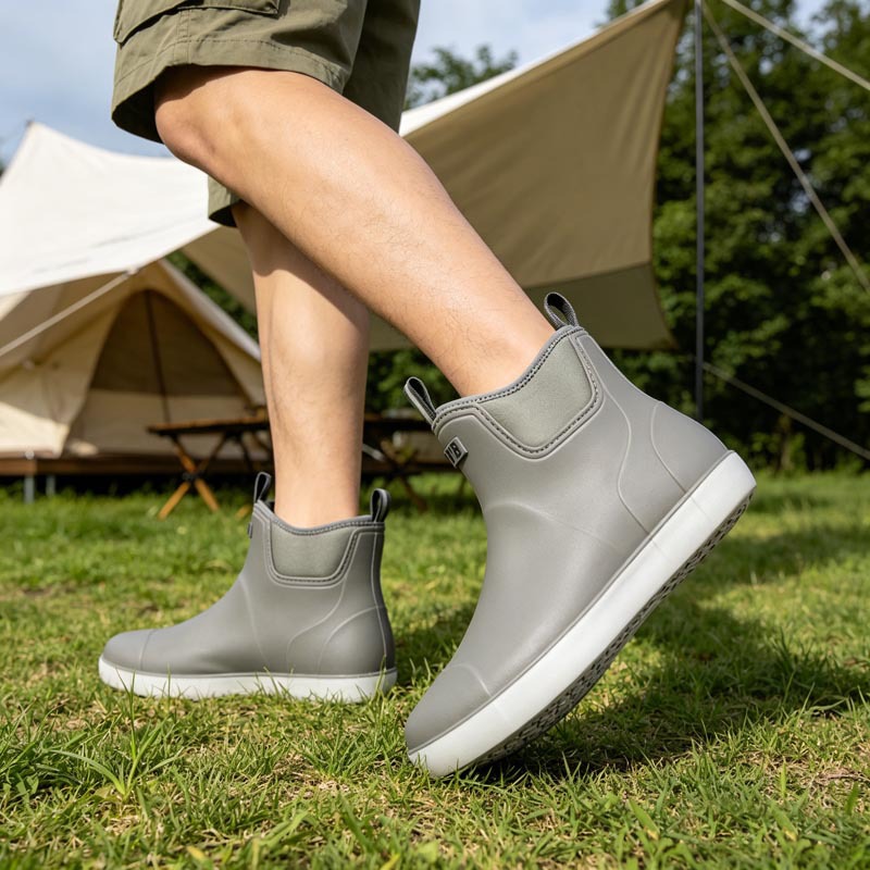 Hundreds Of Millions Of Steps Outdoor Rain Boots Mens Low-Top photo 4