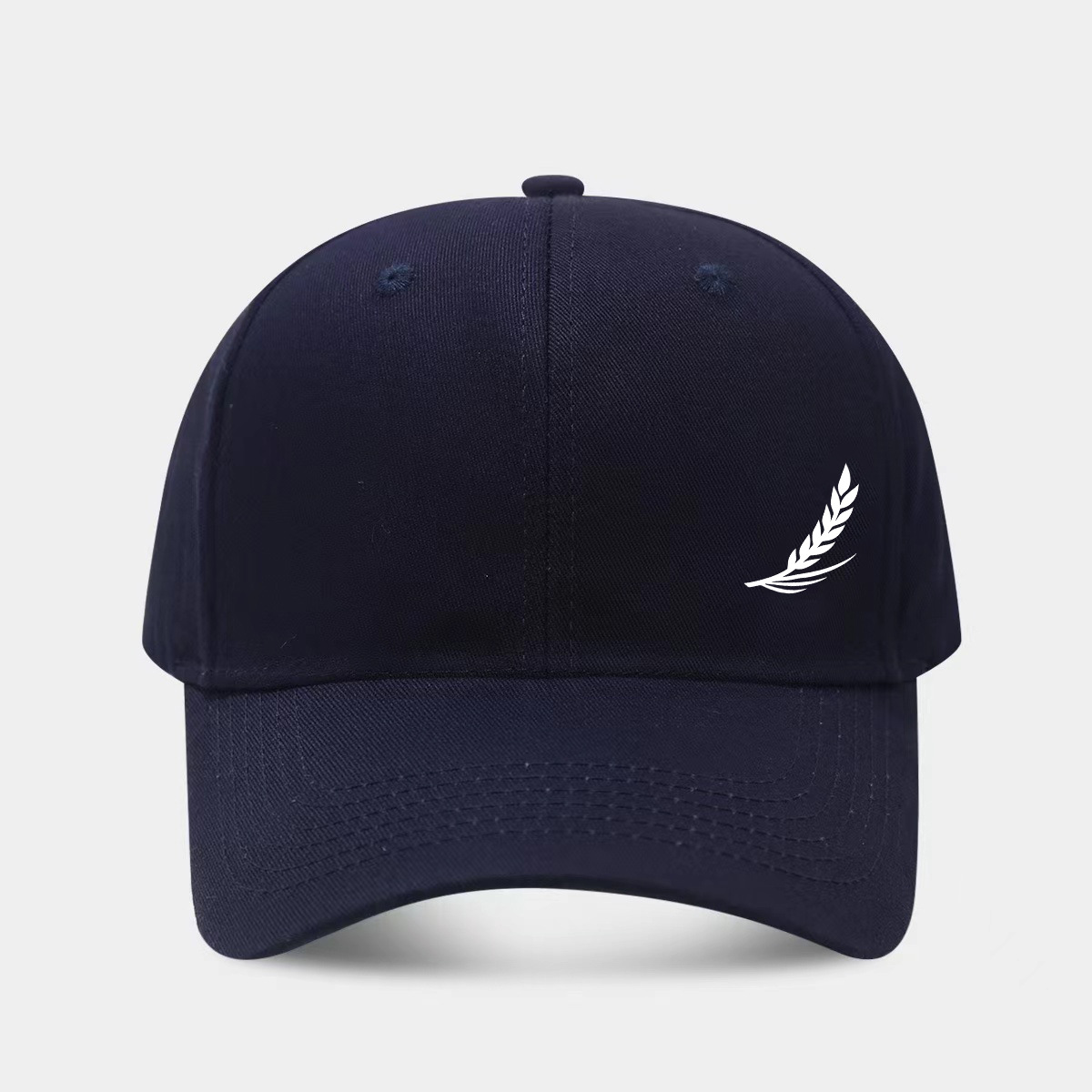 Side-hemmed Wheat-ear Print Baseball Cap For Men Outdoor Casual Style photo 3