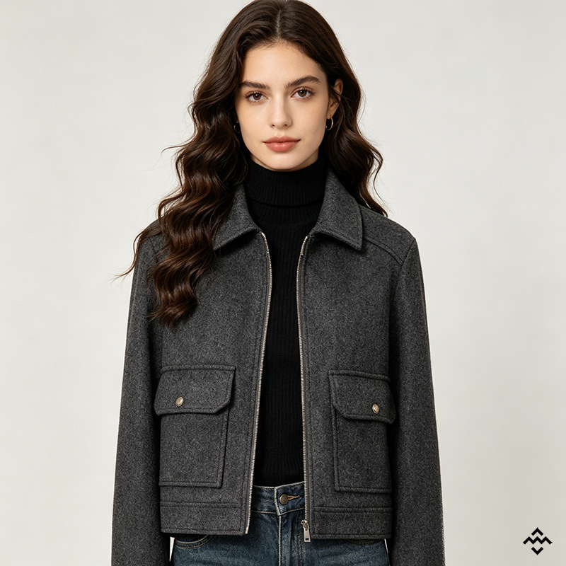 Women's Casual Soft-shell Zip-up Jacket photo 6
