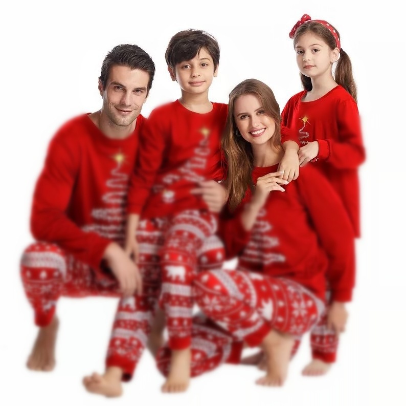 Christmas Parent-child Wear Printed Pajamas Homewear photo 4
