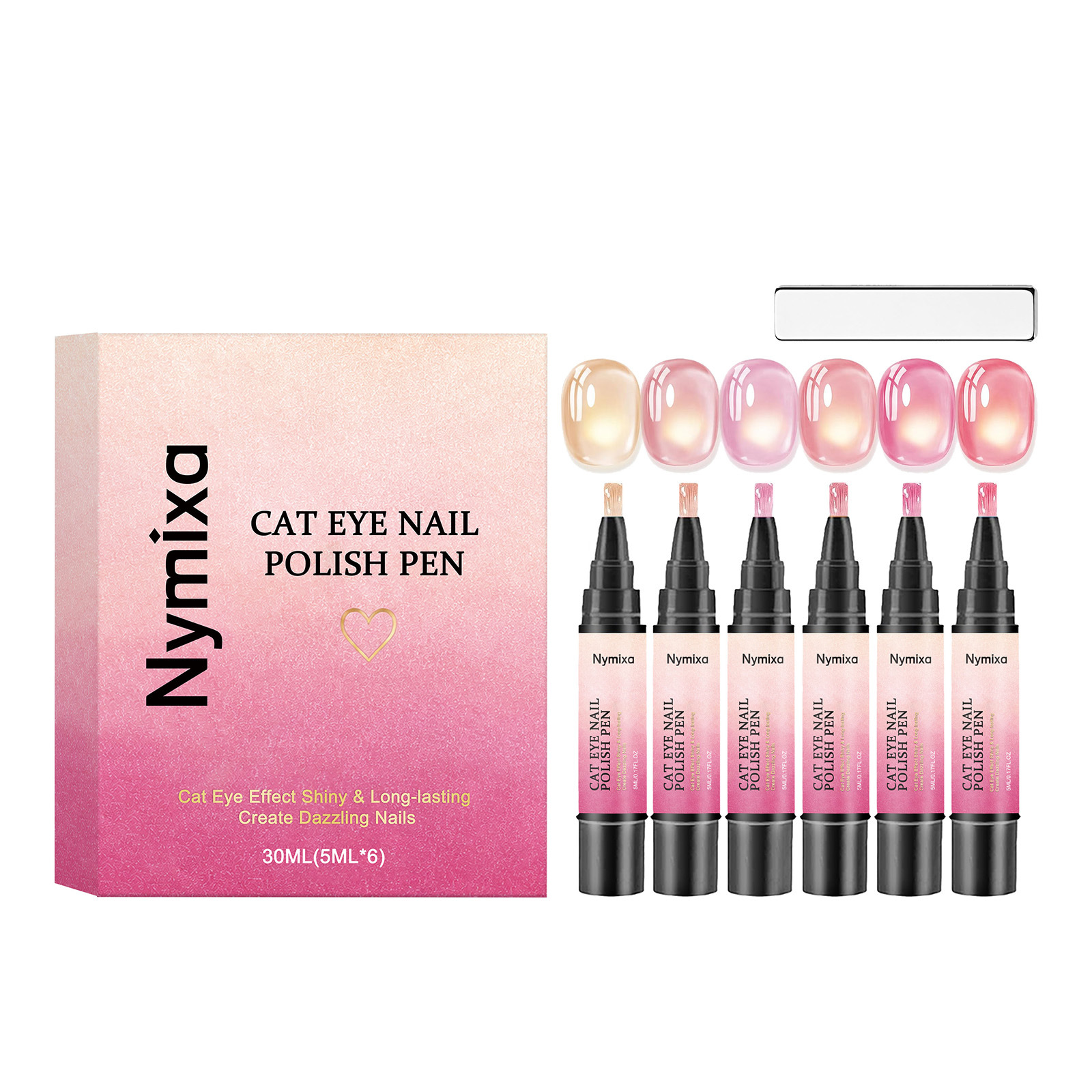 Easy-to-apply Multi-purpose Gel Nail Polish Pen Set photo 5