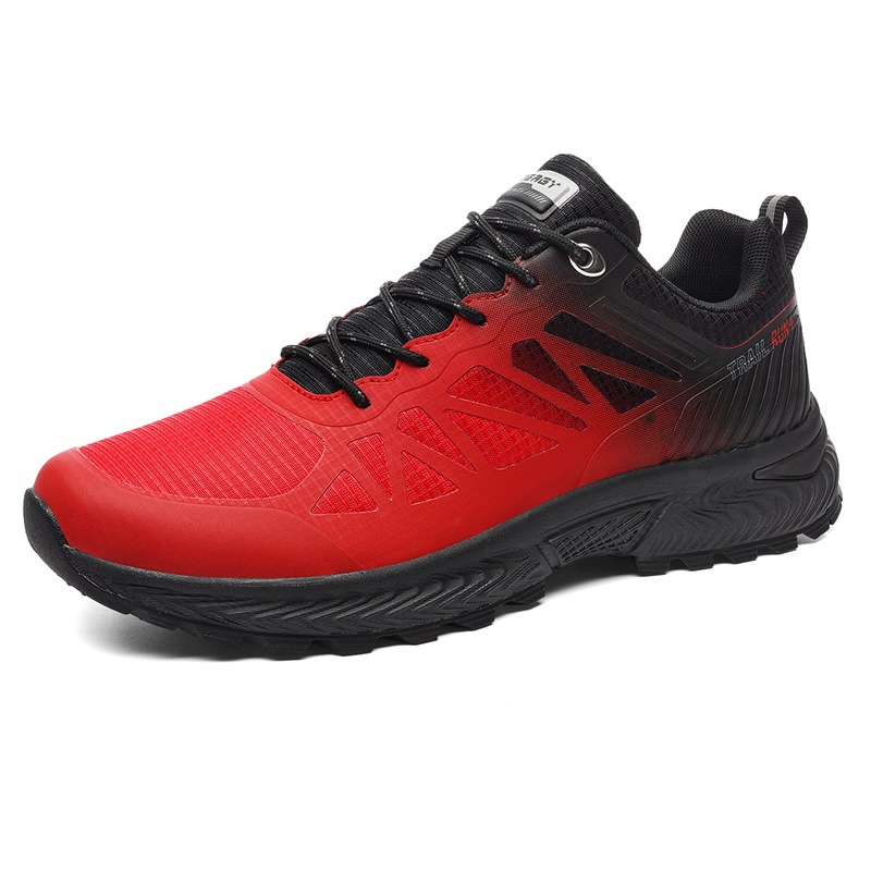 Breathable Mesh Surface Plus Size Men's Outdoor Running Shoes photo 4
