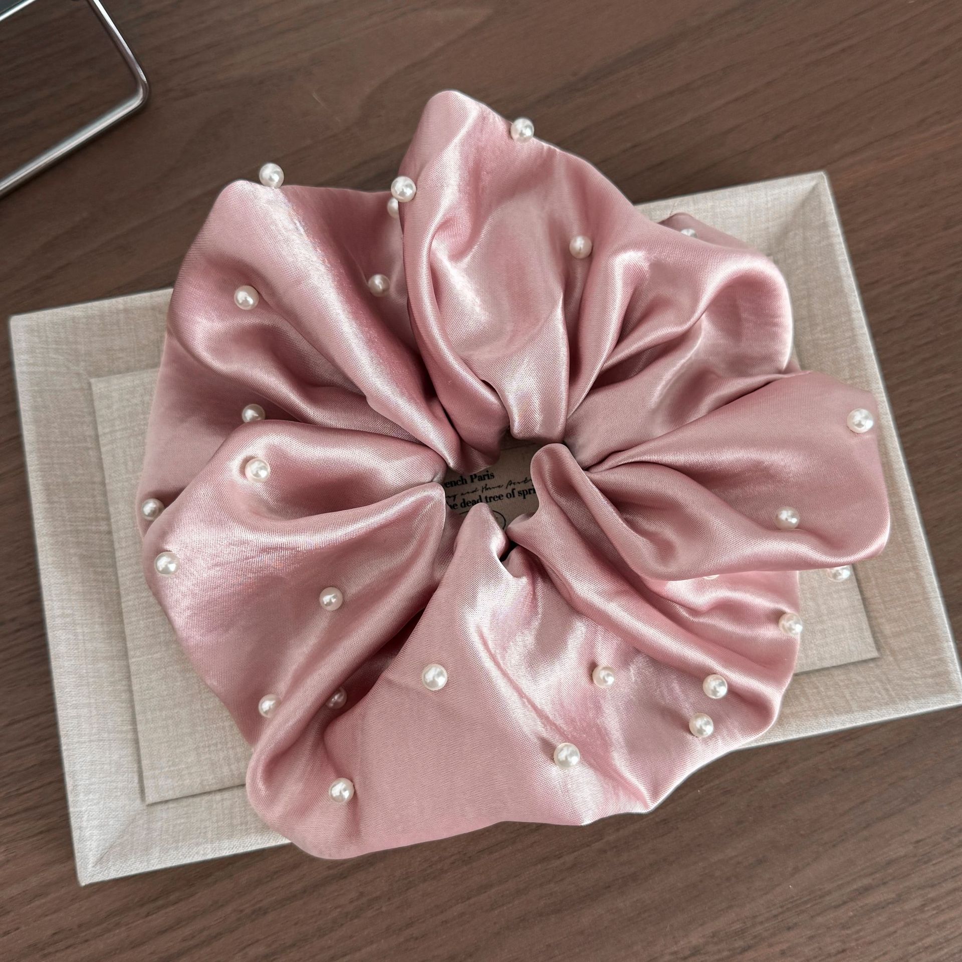 French-style Womens Bun Hair Tie photo 5