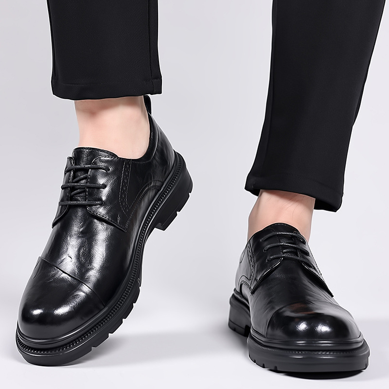 Mens Gentlemanly British-style Casual Shoes With Soft Soles photo 1