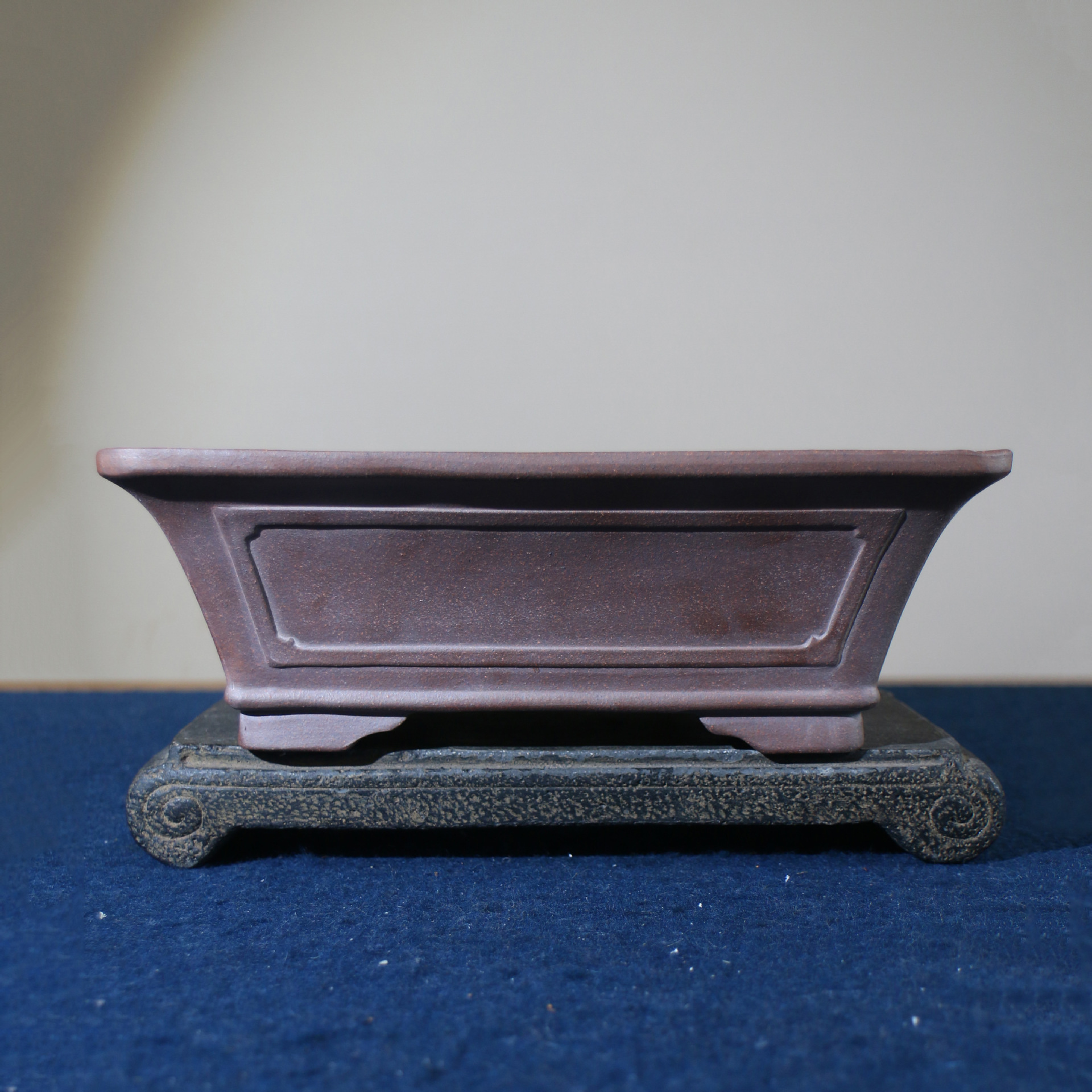 Long Kiln Wood-fired Rectangular Yixing Clay Flower Pot photo 1