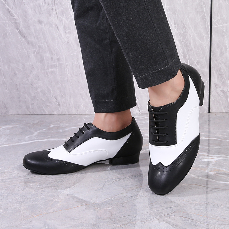 Leather Ballroom For Square Dancing And Latin Dancingsoft-soled Dance Shoes For Adults photo 8