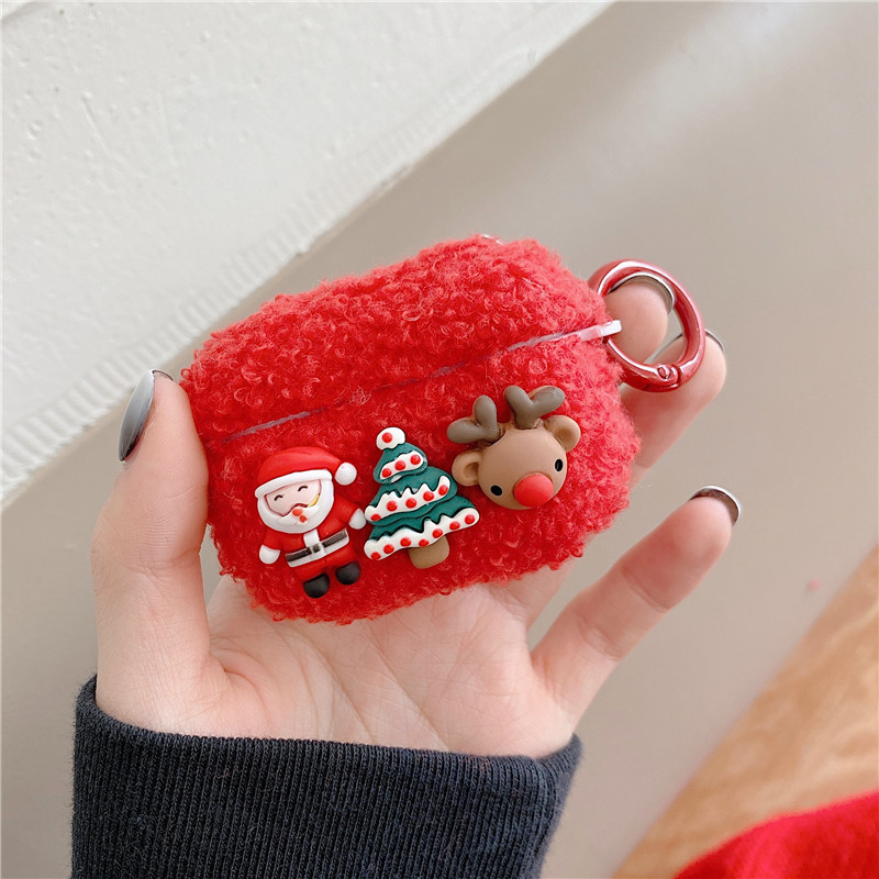 Santa Snowman Earphone Protective Soft Case photo 2