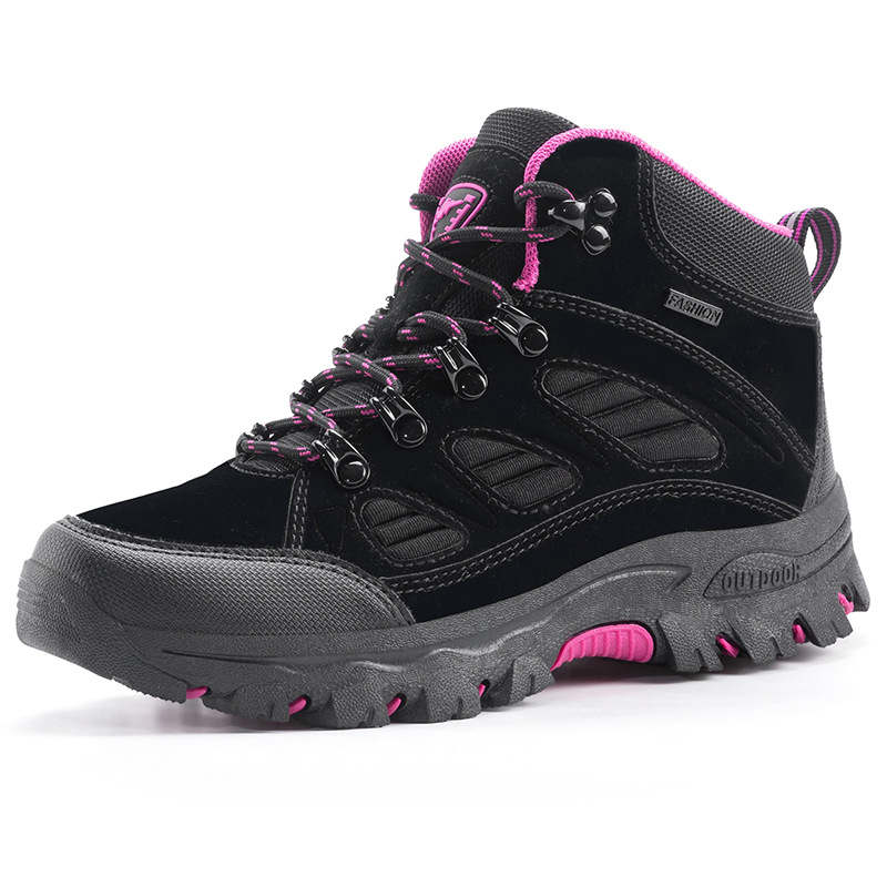 Couple's High-top Breathable Waterproof Non-slip Camping Leisure Mountaineering Shoes photo 3