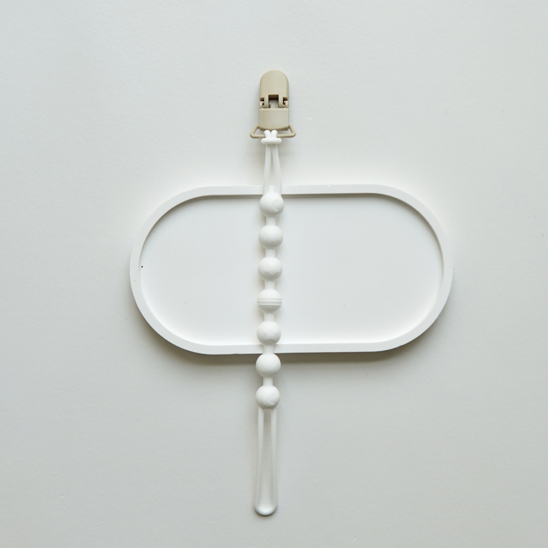 Babys All-in-one Silicone Pore-free Beechwood Pacifier Clip With Anti-loss Chain photo 7