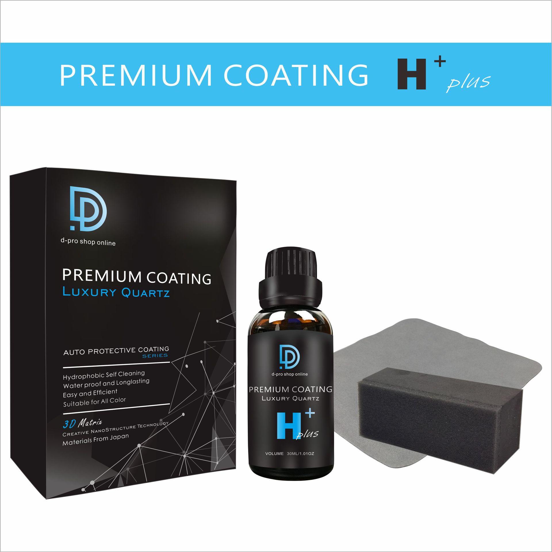 DPro Premium Ceramic Coating Upgrade H Plus Luxury Quartz photo 4