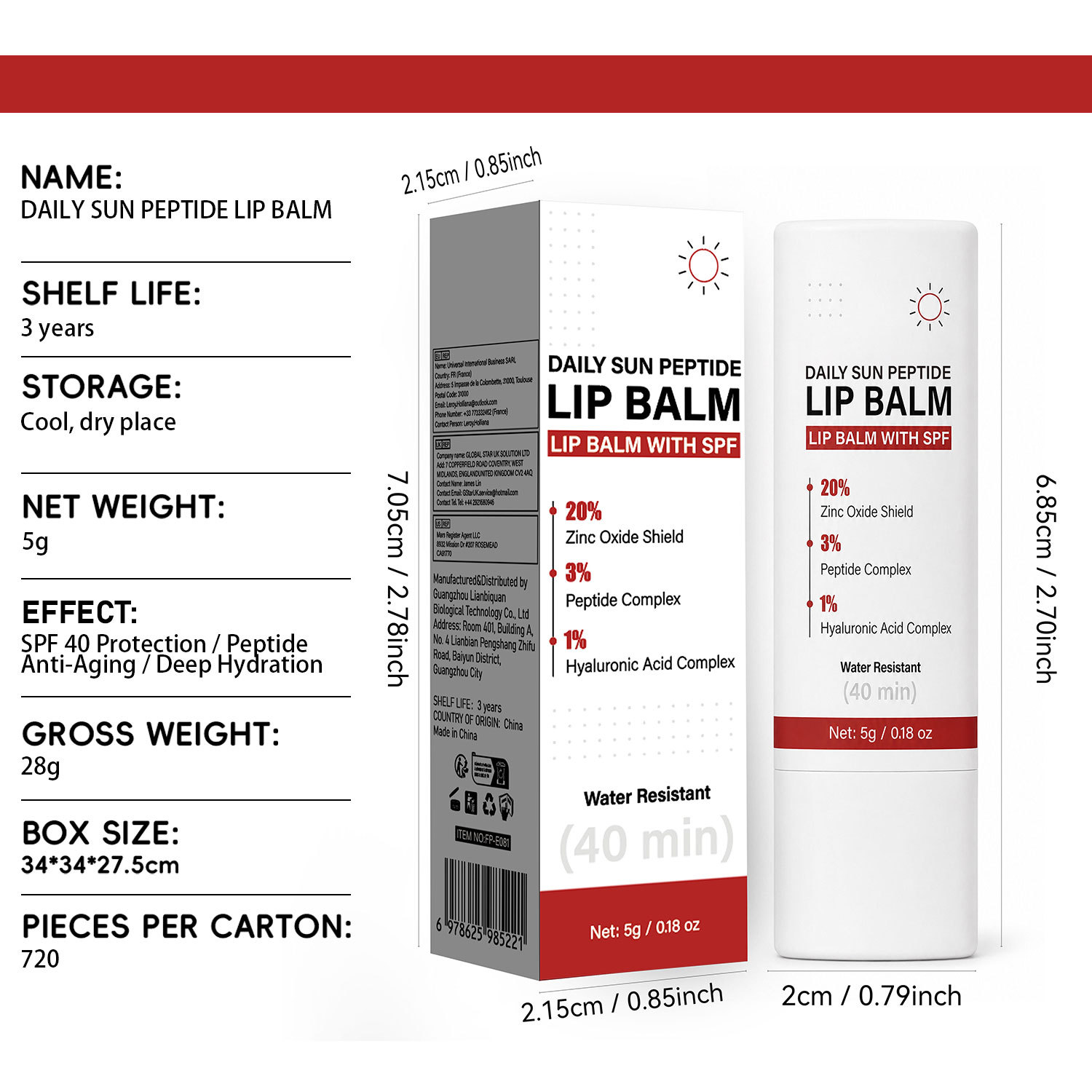 Daily Peptide Lip Balm Moisturizes And Hydrates photo 3