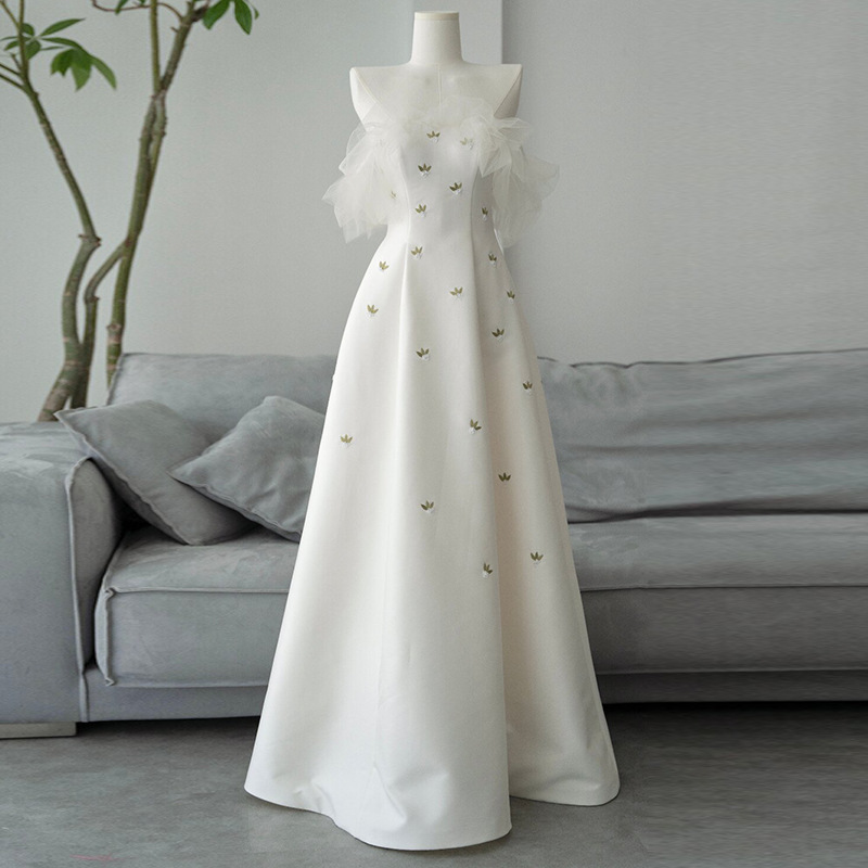 Chiffon Elegant High-end Forest-style Evening Gown photo 1