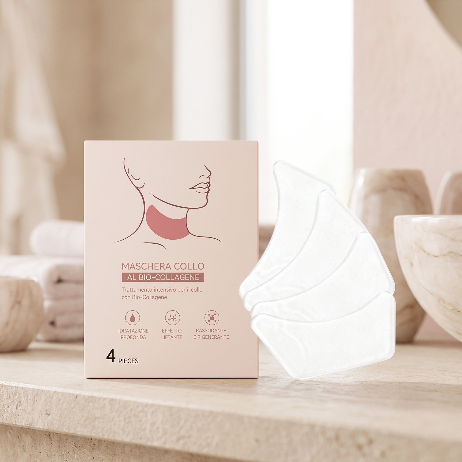 Collagen Neck Mask Refreshing Hydrating And Firming photo 1