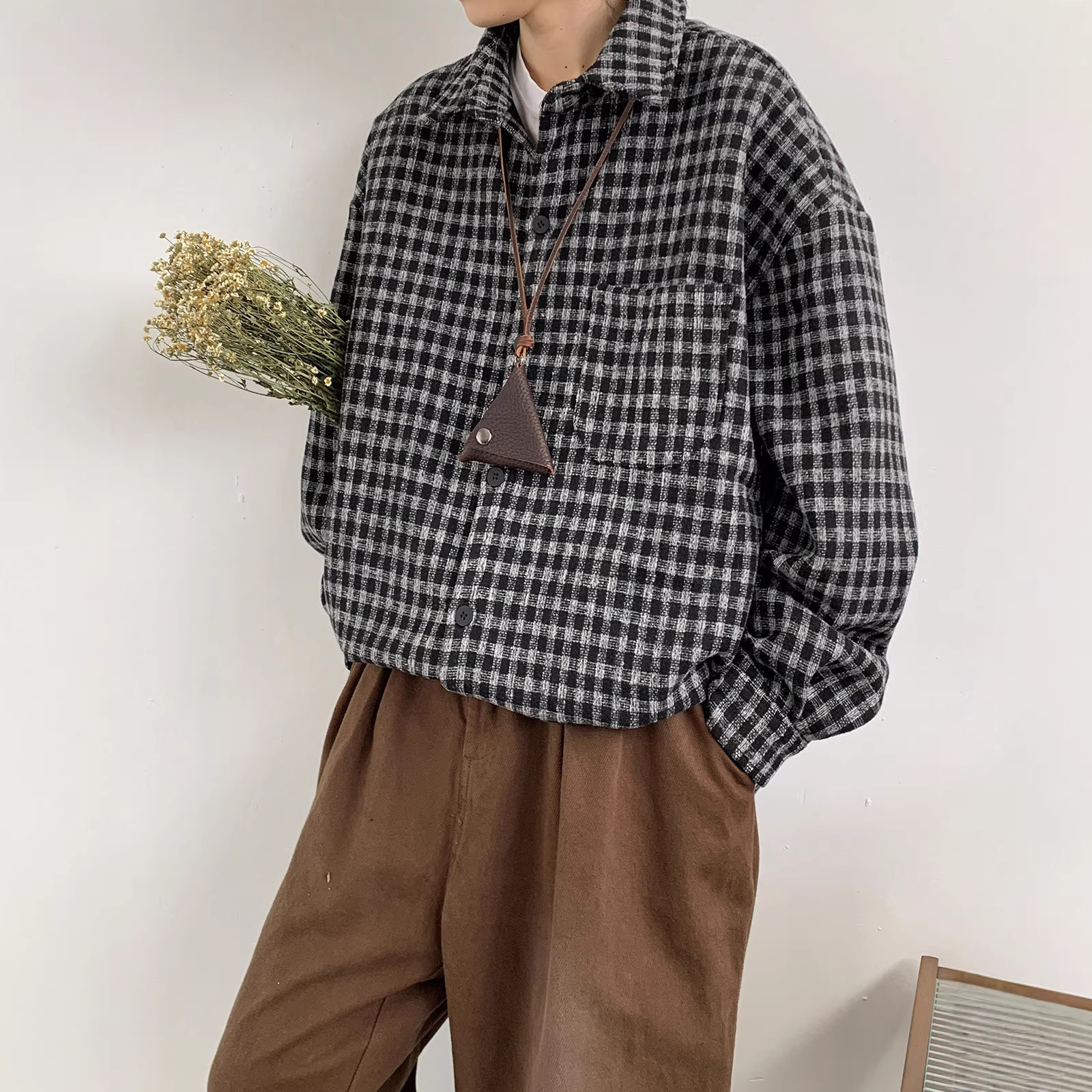 Versatile Retro Loose-Fit Mens Jacket photo 4