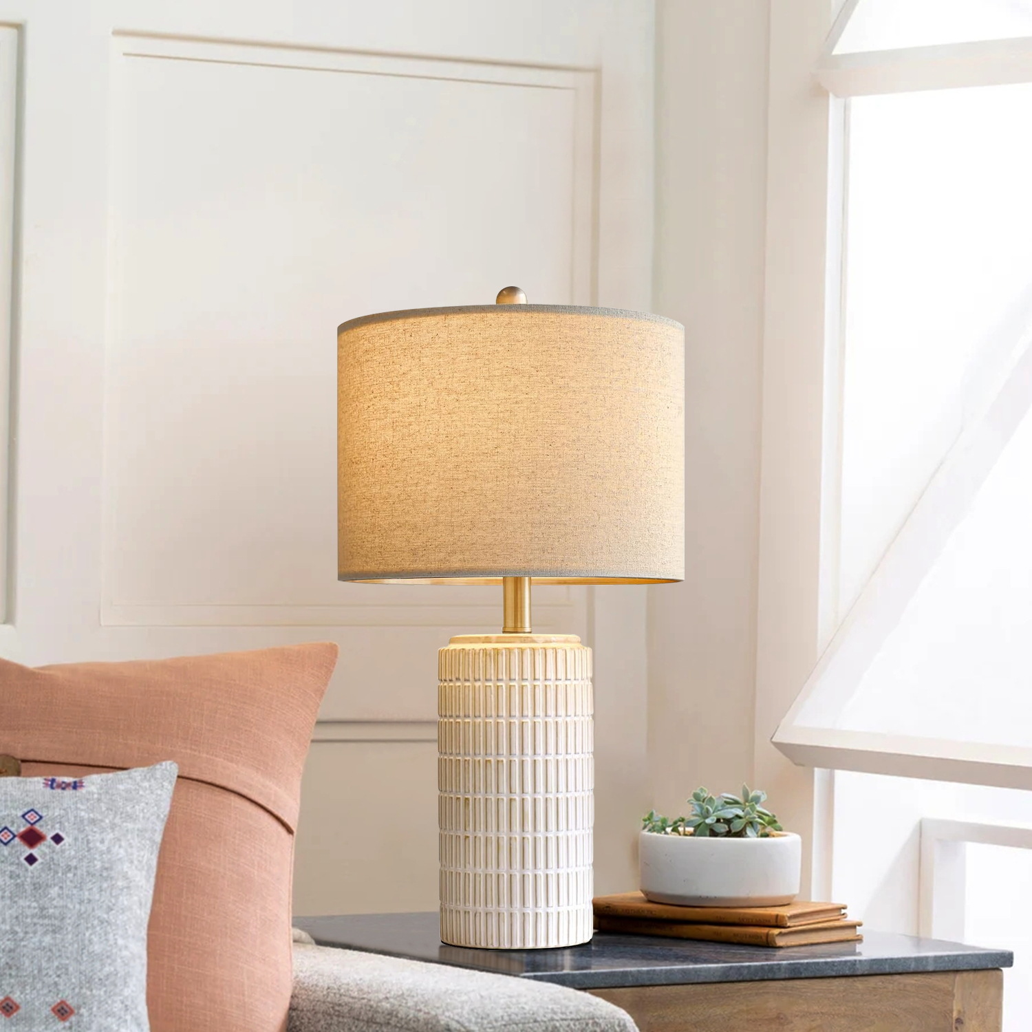 American-style Table Lamp Cross-border Vintage Study Room photo 1