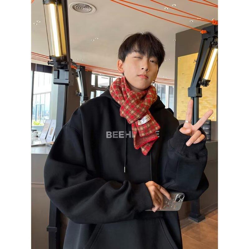 Solid-color Hooded Sweatshirt For Men Fallwinter Style photo 2