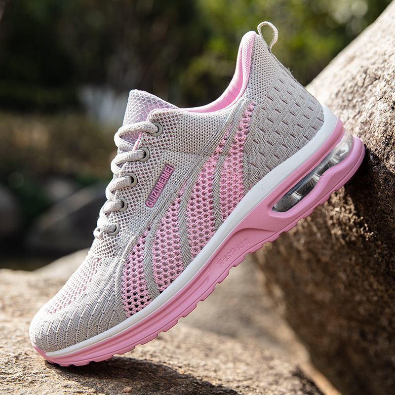 Mesh Women's Breathable Shoes Flying Woven Air Cushion photo 7
