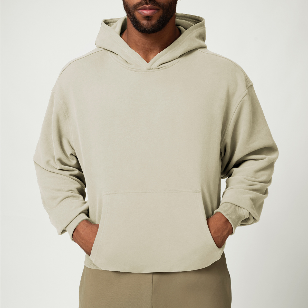 Mens Sporty Stylish And Casual Hooded Sweatshirt photo 2