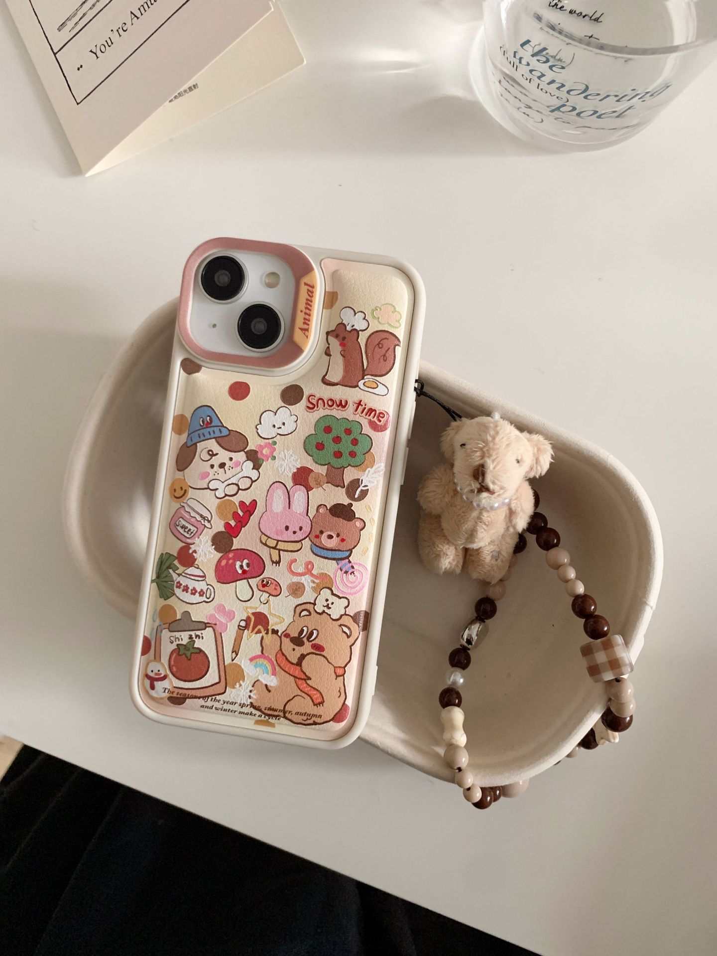 Cute Full Screen Graffiti Rabbit Phone Case photo 2