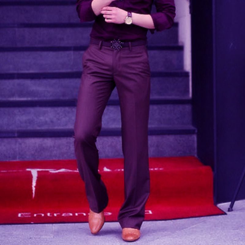Men's Straight-leg Wide-leg Dress Pants photo 6