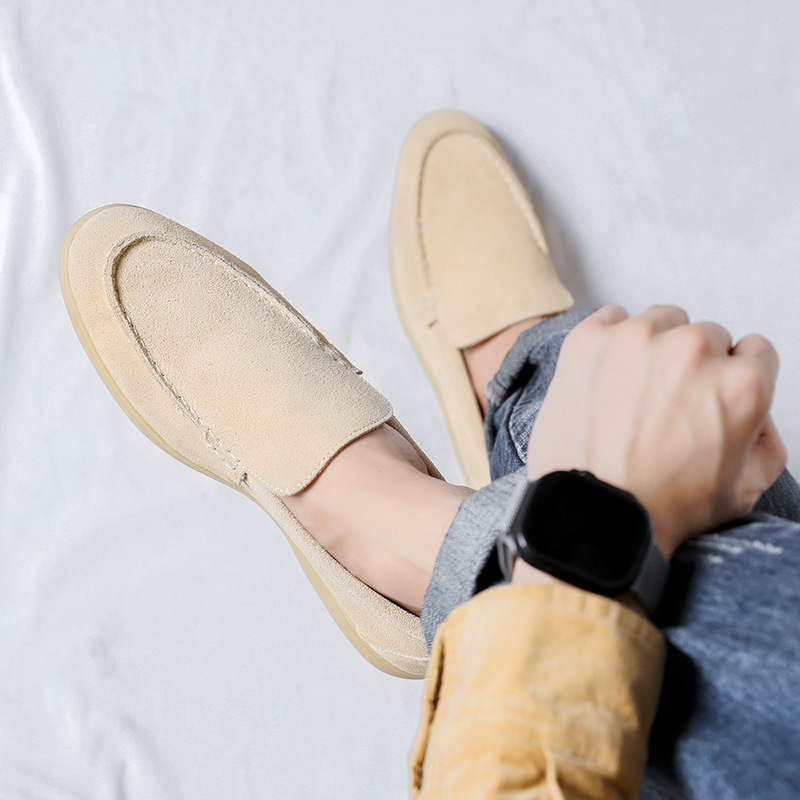 French-style Vintage Suede Shoes Trendy Outdoor Work Boots photo 3