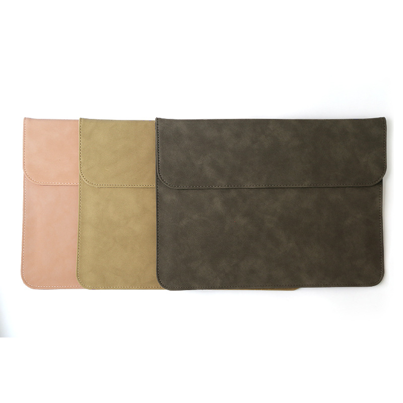 Laptop Sleeve Computer Bag Frosted Waterproof Fabric Protective Sleeve photo 7