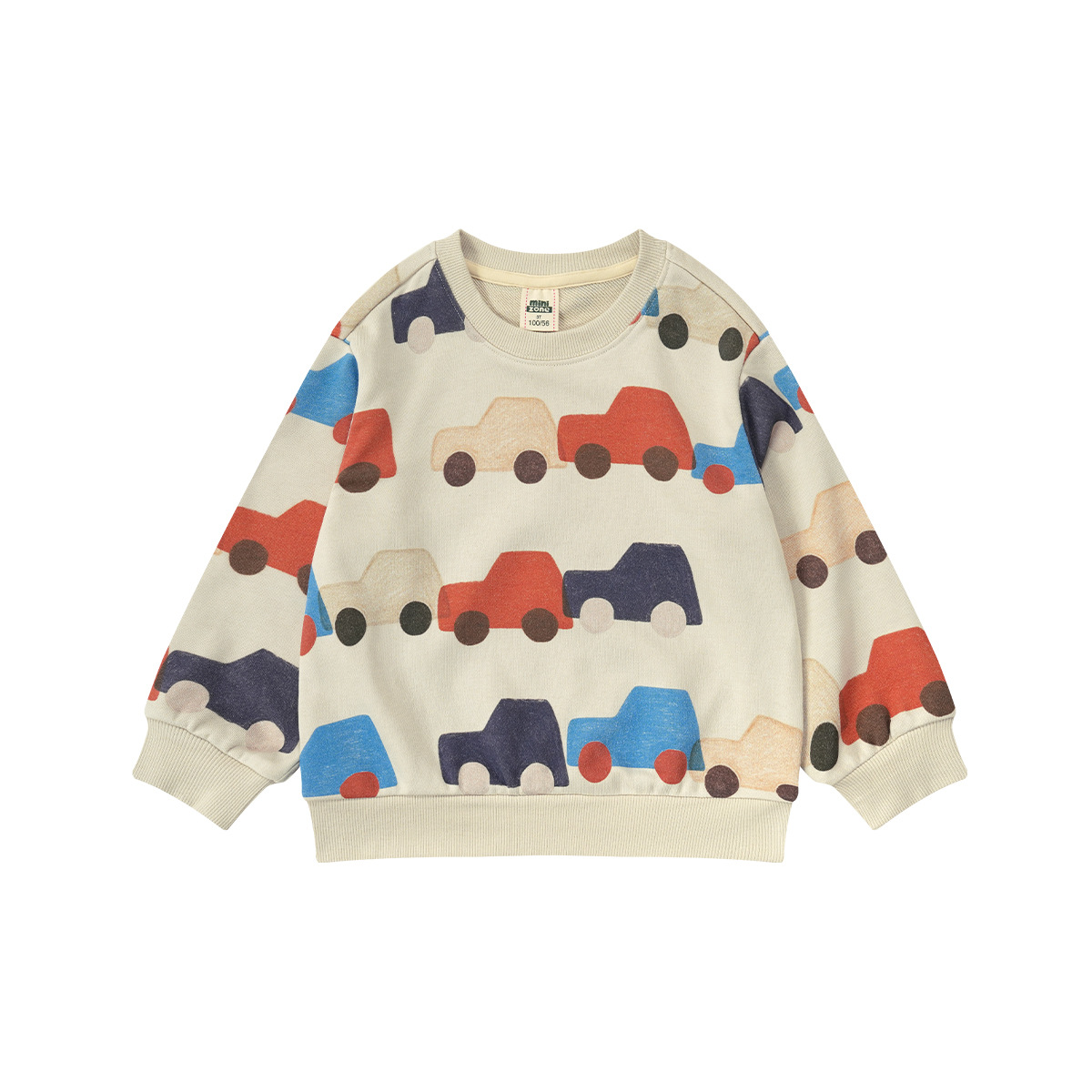Spring And Autumn Girls Sweatshirt With Ribbed Cuffs photo 6