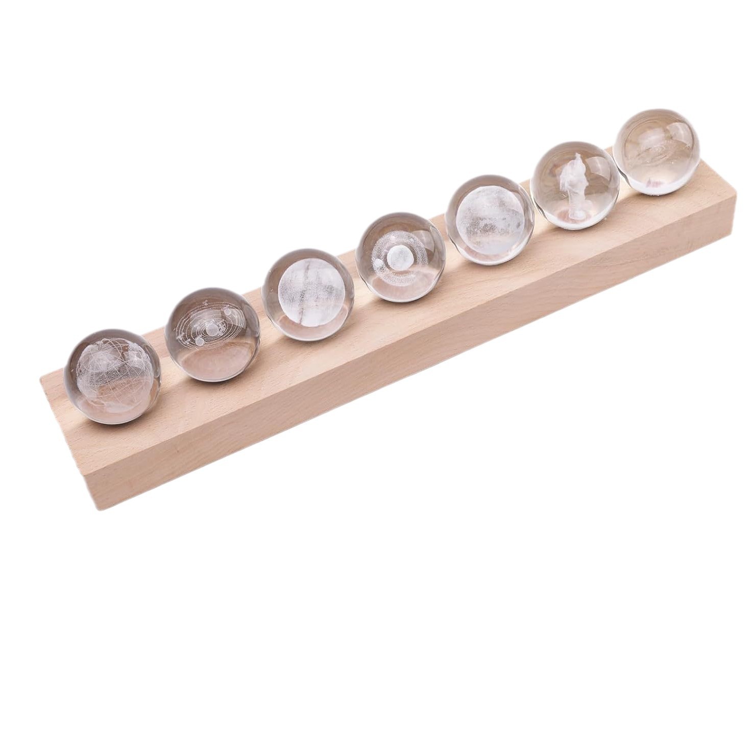 7 Large Galaxy Crystal Ornaments Small Night Lamp photo 7