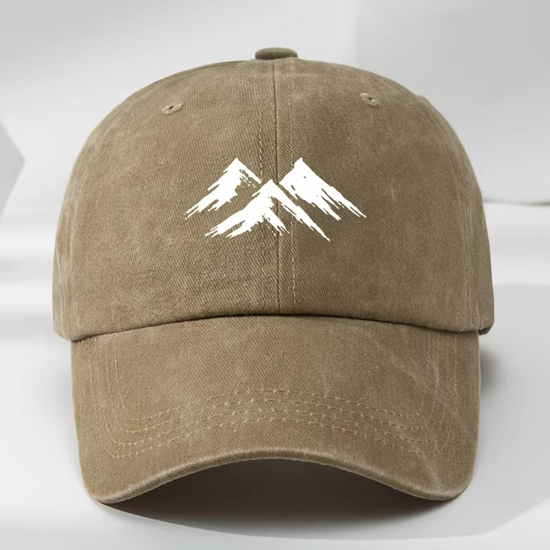 Printed Vintage Distressed Washed Mens Casual Cap photo 4