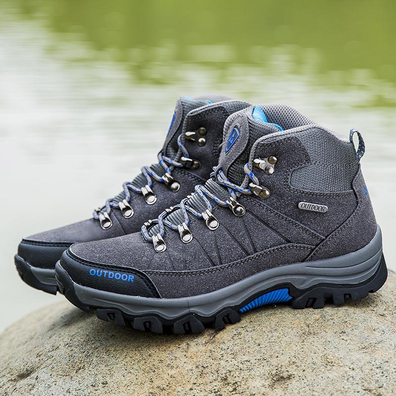 Outdoor Hiking Boots With Fleece Lining Warm And Cozy Cotton Shoes photo 4