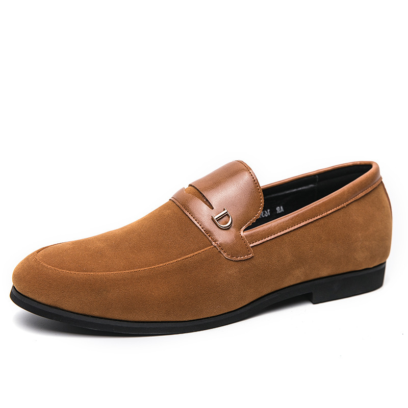 Business Suede Pointed Toe Low Heel Shoes photo 2