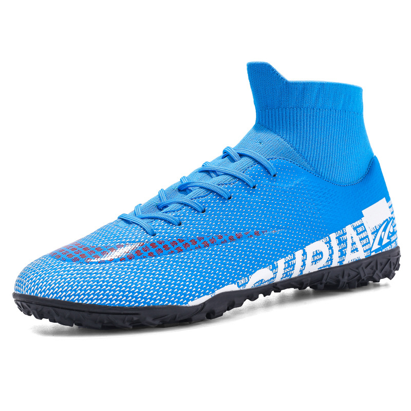 High-Top Football Men And Women Broken Nail Short Studs AG Long Nail TF Sports Training Shoes photo 8