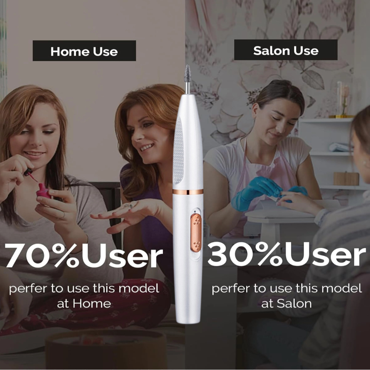 Small Electric Nail File Drill Cordless Nail Polisher photo 6