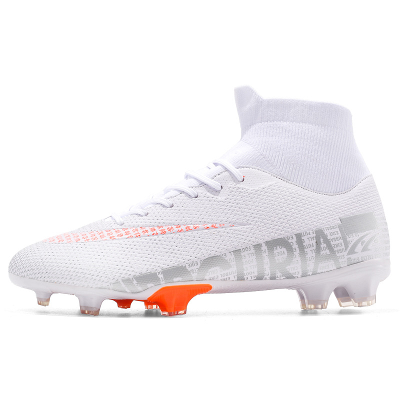 High-Top Football Men And Women Broken Nail Short Studs AG Long Nail TF Sports Training Shoes photo 2