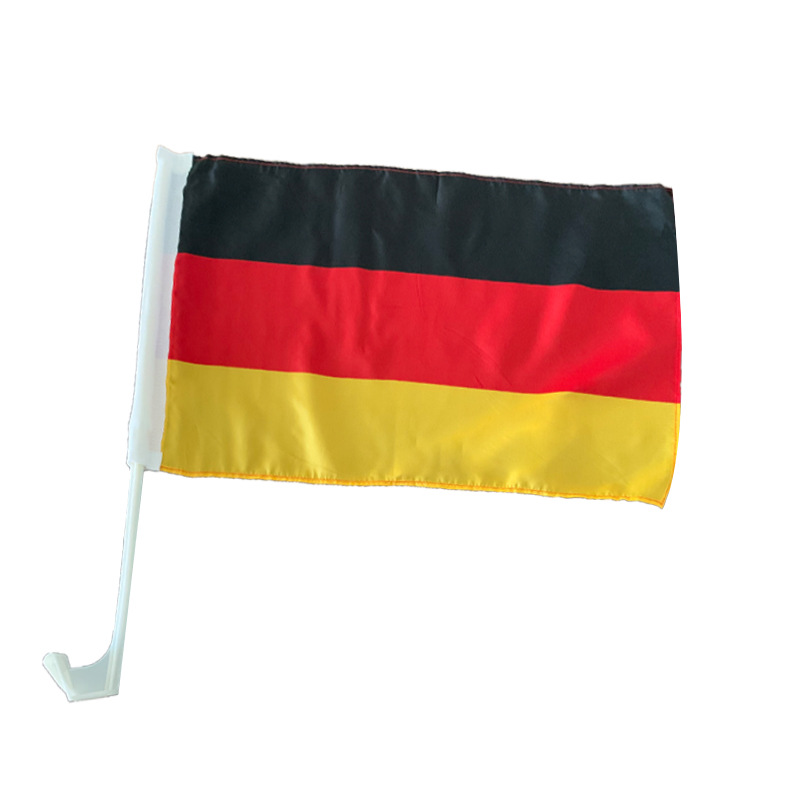 German Car Flag Made Of Polyester Wind-resistant Car Window Decoration photo 4
