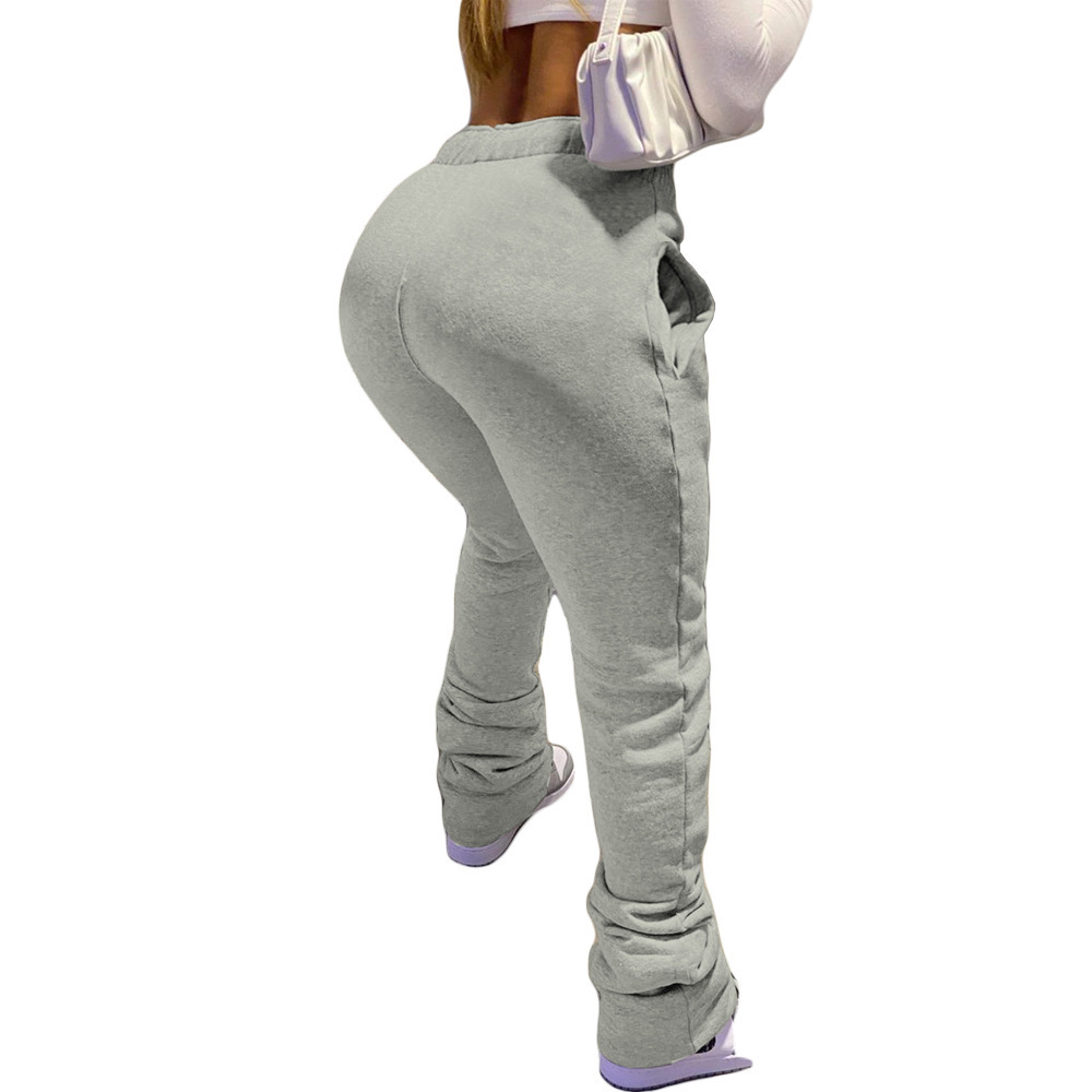 Womens Casual Sporty Drawstring Jogger Pants With Pockets photo 7