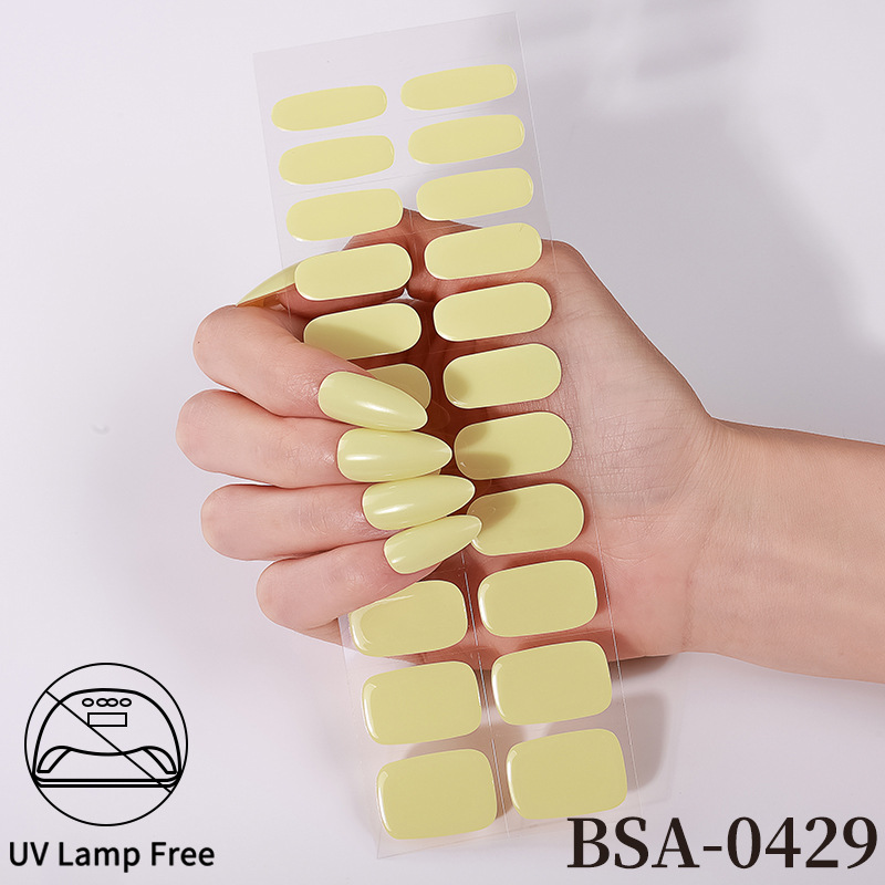 No-Cure-Lamp Gel Nail Sticker Set photo 3