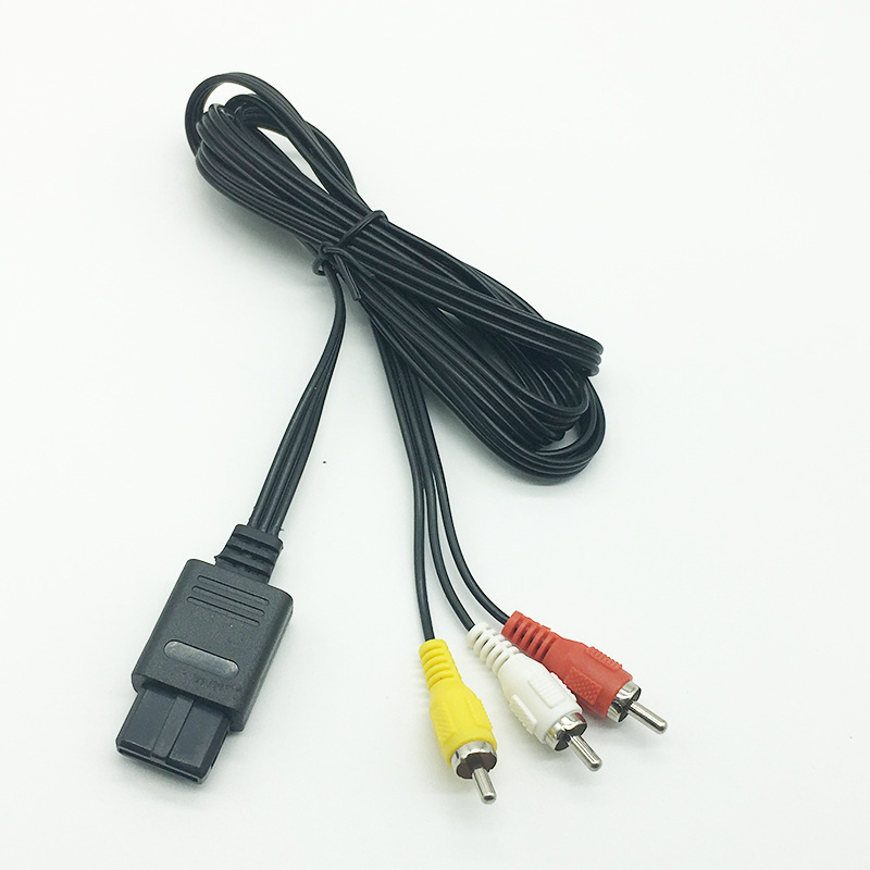 N64 AV Cable NGCSNES Universal Video AV Cable For Game Consoles photo 1