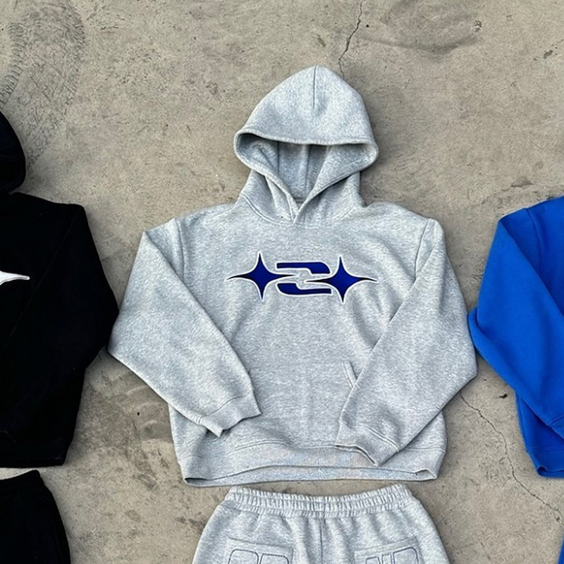 Autumn And Winter Casual Retro Hip-hop Sportswear Fashionable Hoodie photo 5