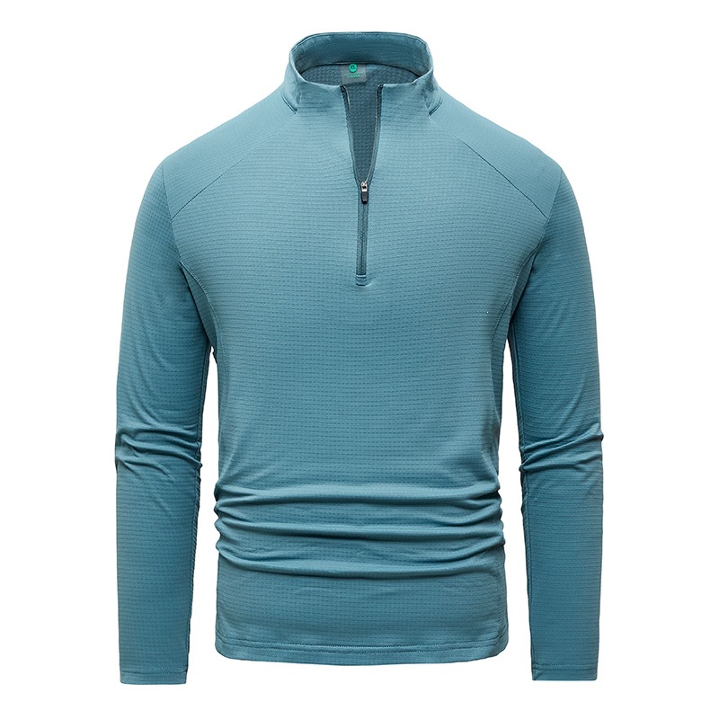 New Autumn And Winter Men's Fleece-lined Long-sleeved Shirt photo 6