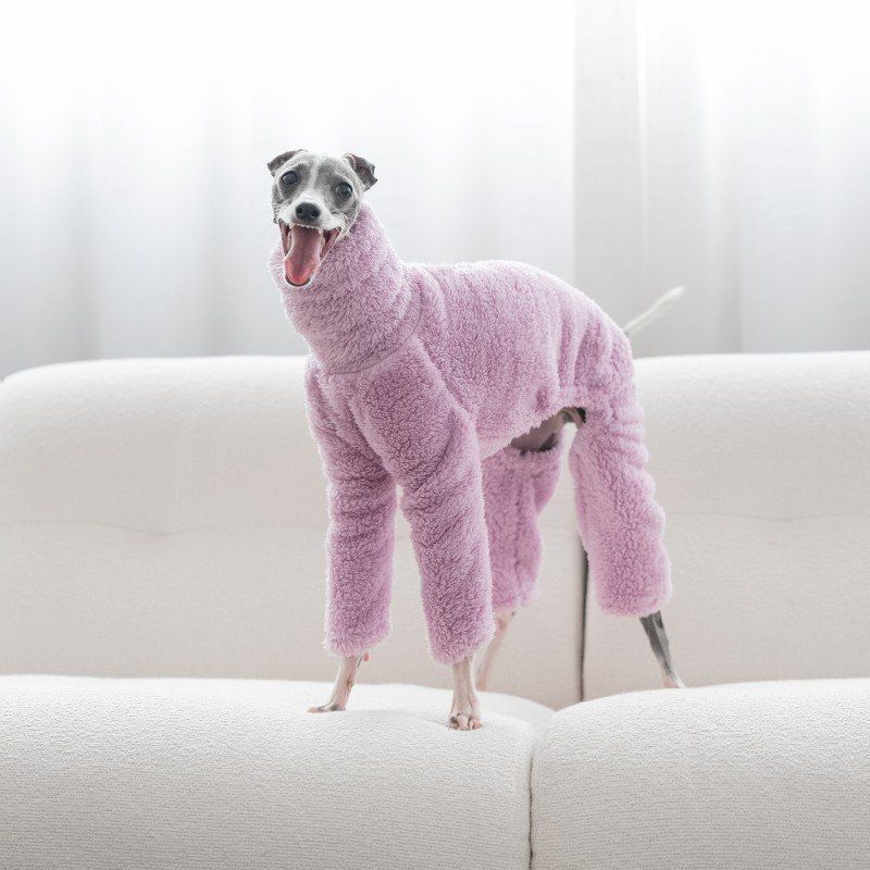 Warm High-Necked Four-Pocket Dog Coat photo 6