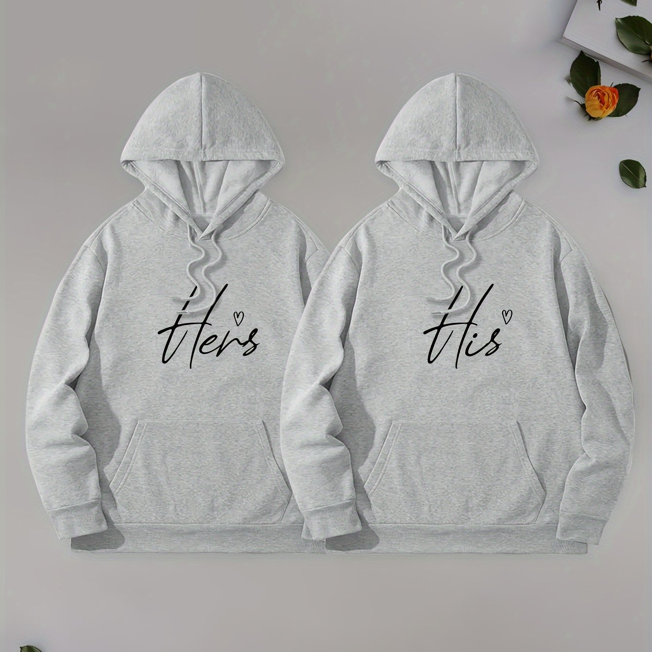 Stylish Casual Loose-fitting Unisex Hoodie For Couples photo 8