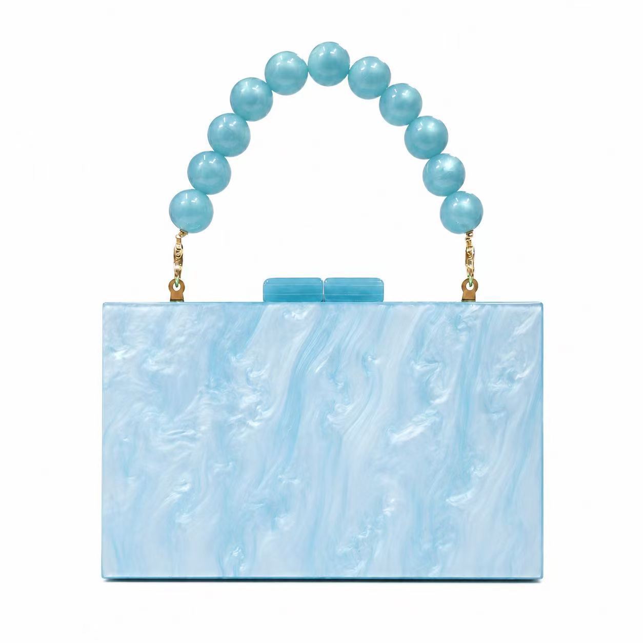 Stylish And Elegant Womens New Pearly Acrylic Evening Bag photo 7