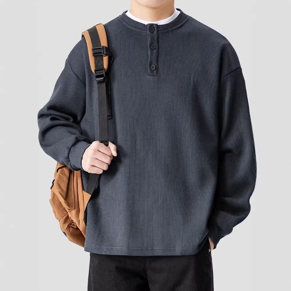 High-end Inner-layer Base Shirt American-style Retro Trendy Hoodie photo 3
