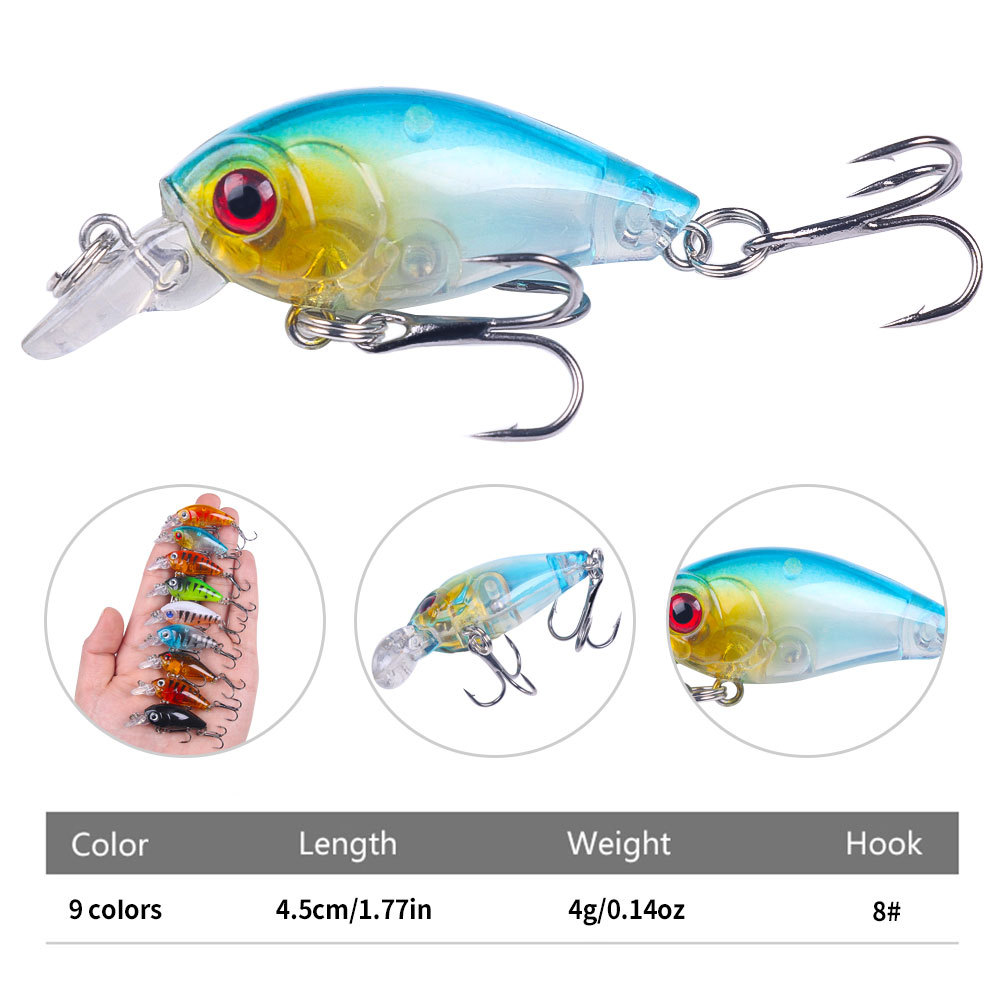Winter 4G Floating Crankbait For Big Fishideal For River And Sea Fishing With Lure Techniques photo 2