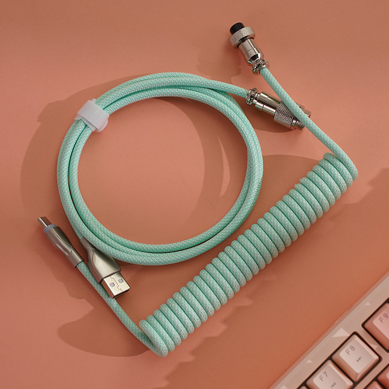 Aviation Connector Cable, Type-C Braided 8K Data Cable photo 8