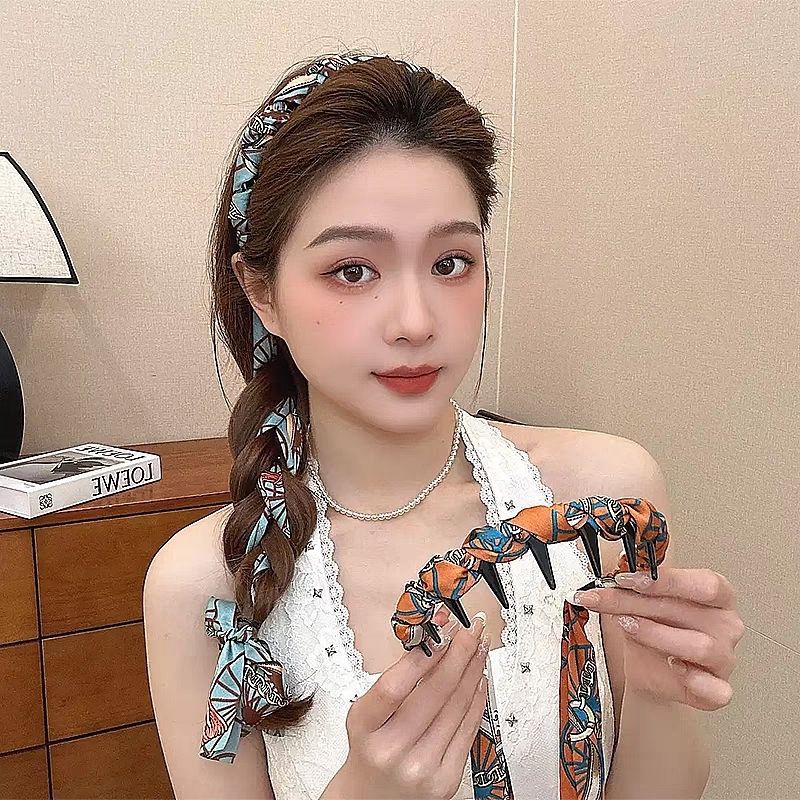 Bow Braided Hair Band For Women photo 6