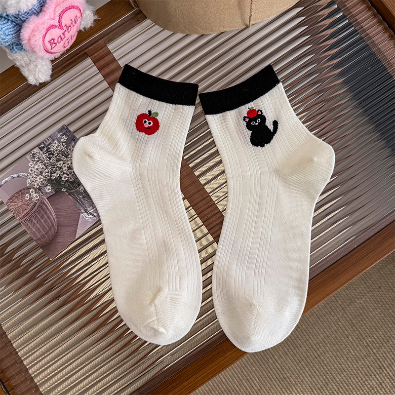 Women's Summer Cotton Antibacterial Short Socks photo 2